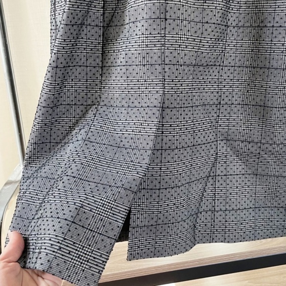 🆕 Jason Wu Collection Runway Cap Sleeve Plaid & Polka Dot Lace Midi Dresse - Picture 12 of 16